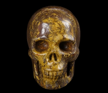 Schlangen Jaspis Skull